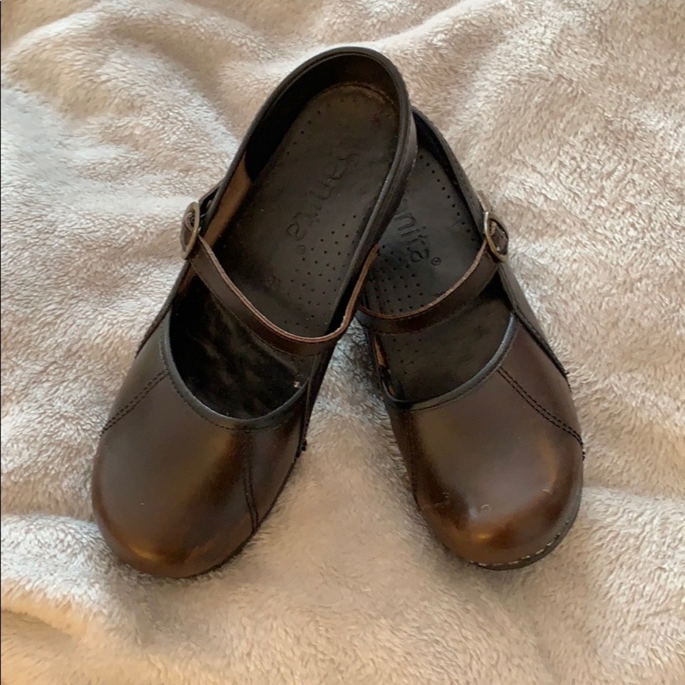 Nearly new Sanita Mary-Jane Clogs